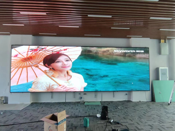 江苏P1.53led小间距屏安装案例